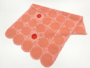 リサイクル　レース円に花模様ショール